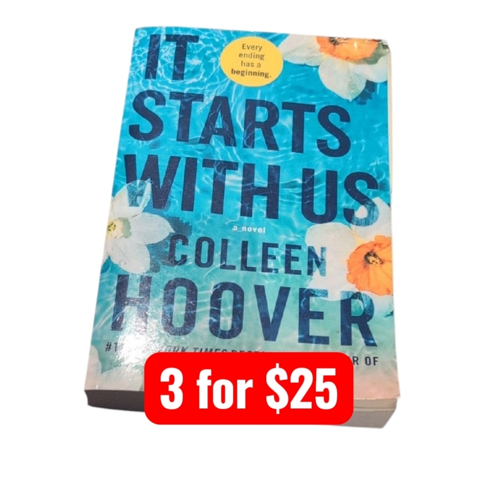 It Starts With Us by Colleen Hoover Paperback